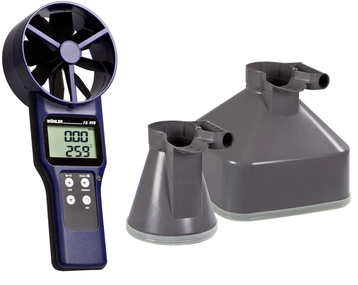 Wöhler FA410 vleugelrad luchtstroommeter (4146)