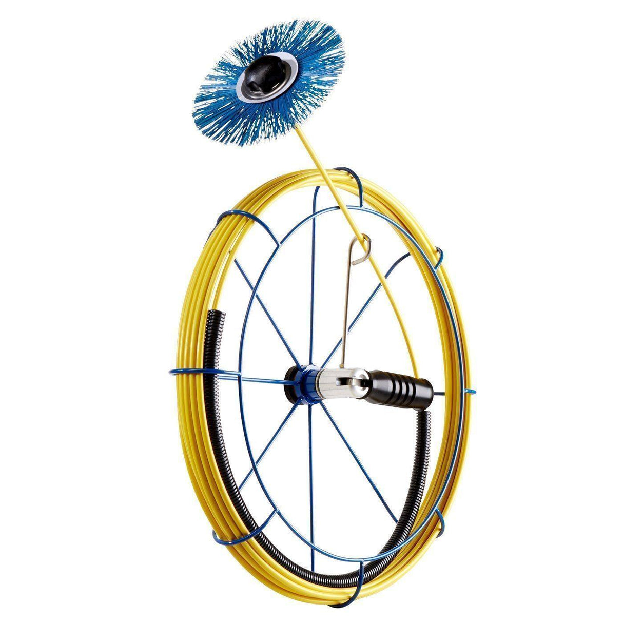 Wöhler reinigingshaspel met glasvezelstang – M10 binnendraad