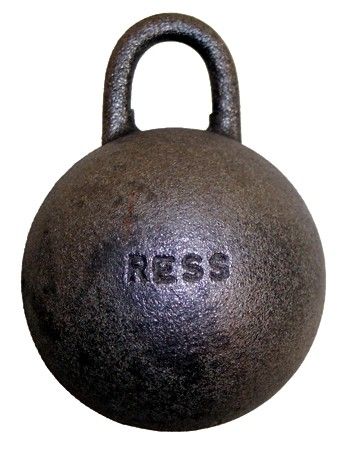 Gietijzeren kogel gewicht 2,5 kg