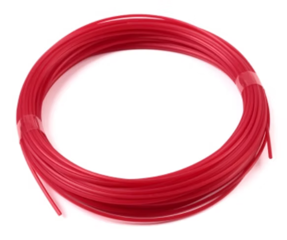 vervangende kunststof  draad tbv zweep 2,7mm x 25m