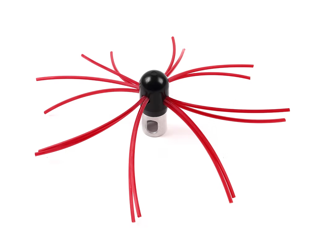 9"/230mm SnapLok kegelkop zweepborstel